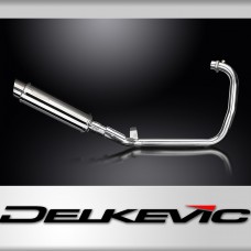 Royal Enfield Scram 411 2022-2024 Echappement Complet Silencieux 350mm Rond Inox