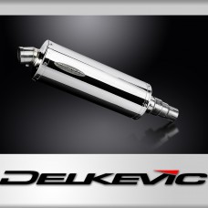 Royal Enfield Scram 411 2022-2024 Echappement KIT-Silencieux 350mm Ovale Inox