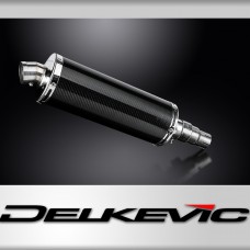 Royal Enfield Scram 411 2022-2024 Echappement KIT-Silencieux 350mm Ovale Carbone