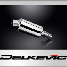 Royal Enfield Scram 411 2022-2024 Echappement KIT-Silencieux 225mm Ovale Inox