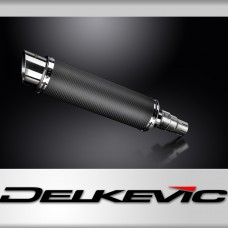 Royal Enfield Scram 411 2022-2024 Echappement KIT-Silencieux 350mm Rond Carbone