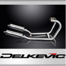 Triumph Thruxton 1200 R/RS 2016-2024 Echappement 2-2 Silencieux 350mm Ovale Inox