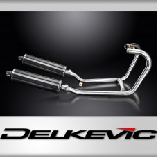 Triumph Thruxton 1200 R/RS 16-24 Echappement 2-2 Silencieux 450mm Ovale Carbone