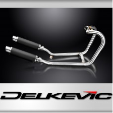 Triumph Thruxton 1200 R/RS 2016-24 Echappement 2-2 Silencieux 350mm Rond Carbone