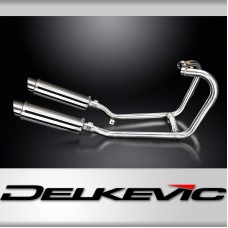 Triumph Thruxton 1200 R/RS 2016-2024 Echappement 2-2 Silencieux 350mm Rond Inox