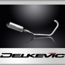 Honda CB125F 2015-2018 Echappement Complet Silencieux 260mm X-Ovale Titane