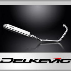 Honda CB125F 2015-2018 Echappement Complet Silencieux 420mm Tri-Ovale Inox