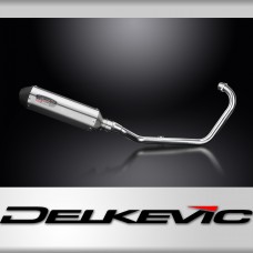 Honda CB125F 2015-2018 Echappement Complet Silencieux 343mm X-Ovale Inox