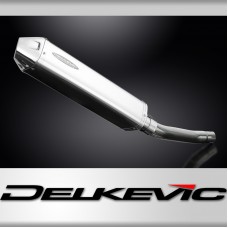 Suzuki GS500E GS500F 1989-2009 Echappement KIT-Silencieux 420mm Tri-Ovale Inox 