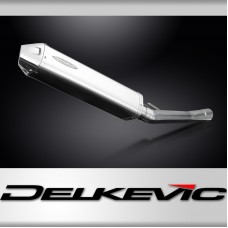 Suzuki GSX750F Sports 98-05 Echappement KIT-Silencieux 420mm Tri-Ovale Inox 