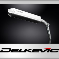 Honda XL125V Varadero 2001-2014 Echappement KIT-Silencieux 420mm Tri-Ovale Inox 