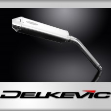 Honda XL600V Transalp 1987-2000 Echappement KIT-Silencieux 420mm Tri-Ovale Inox 