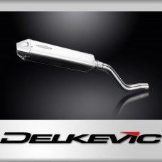 Kawasaki KLR650E 2008-2024 Echappement KIT-Silencieux 420mm Tri-Ovale Inox 