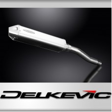 Honda XRV750 Africa Twin 1993-03 Echappement KIT-Silencieux 420mm Tri-Ovale Inox