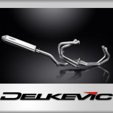 Honda VFR800 FI 1998-2001 Echappement Complet 4-1 Silencieux 420mm TriOvale Inox