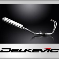 Honda CBF500 A ABS 04-08 Echappement Complet 2-1 Silencieux 420mm Tri-Ovale Inox