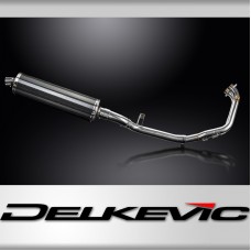 Benelli Leoncino 500 Trail 21-23 Echappement 2-1 Silencieux 450mm Ovale Carbone