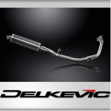 Benelli Leoncino 500 Trail 21-23 Echappement 2-1 Silencieux 350mm Ovale Carbone