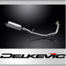 Benelli Leoncino 500 Trail 21-23 Echappement 2-1 Silencieux 260mm X-Ovale Titane