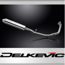 Benelli Leoncino 500 Trail 21-23 Echappement 2-1 Silencieux 420mm Tri-Ovale Inox