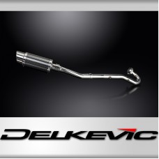 Kawasaki KLR650A 1987-2007 Echappement Complet Silencieux 200mm Rond Carbone