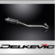 Kawasaki KLR650A 1987-2007 Echappement Complet Silencieux 225mm Ovale Carbone