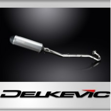 Kawasaki KLR650A 1987-2007 Echappement Complet Silencieux 343mm X-Ovale Titane