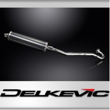 Kawasaki KLR650A 1987-2007 Echappement Complet Silencieux 450mm Ovale Carbone
