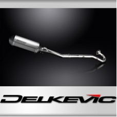Kawasaki KLR650A 1987-2007 Echappement Complet Silencieux 260mm X-Ovale Titane