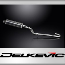 Yamaha XT500 TT500 1977-1981 Echappement Complet Silencieux 350mm Ovale Carbone