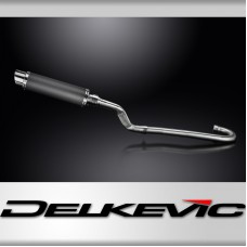 Yamaha XT500 TT500 1977-1981 Echappement Complet Silencieux 350mm Rond Carbone