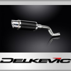 Yamaha XT500 TT500 1977-1989 Echappement KIT-Silencieux 200mm Rond Carbone