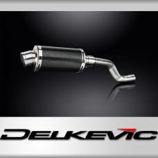 Yamaha XT500 TT500 1977-1989 Echappement KIT-Silencieux 225mm Ovale Carbone