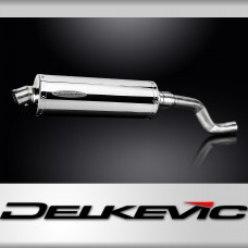 Yamaha XT500 TT500 1977-1989 Echappement KIT-Silencieux 350mm Ovale Inox