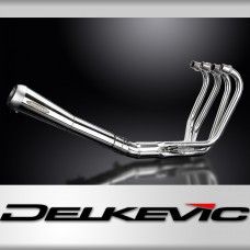 Honda CB550K 1977-1978 Echappement 4-1 Silencieux A Cone Inverse Inox Poli