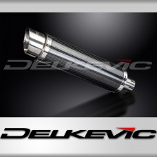 Delkevic Moto Silencieux 343mm X-Ovale Titane Avec Des Sangle