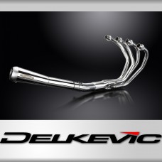 Honda CB350F Four 1972-1974 Echappement 4-1 Silencieux A Cone Inverse Inox Poli