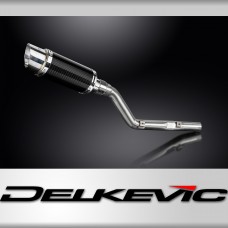 Suzuki DRZ400E DR-Z400E 2000-2009 Echappement KIT-Silencieux 200mm Rond Carbone