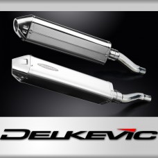 Kawasaki GPZ500S 1987-2007 Echappement KIT-Silencieux 420mm Tri-Ovale Inox
