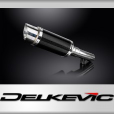 Honda NT1100 2022-2024 Delkevic Echappement KIT-Silencieux 200mm Rond Carbone