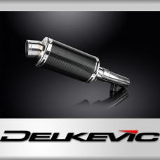 Honda NT1100 2022-2024 Delkevic Echappement KIT-Silencieux 225mm Ovale Carbone