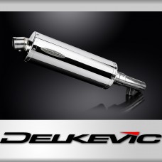 Honda NT1100 2022-2024 Delkevic Echappement KIT-Silencieux 350mm Ovale Inox