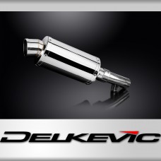 Honda NT1100 2022-2024 Delkevic Echappement KIT-Silencieux 225mm Ovale Inox