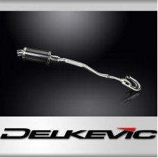 Honda XL250S 1978-1981 Echappement Complet Silencieux 225mm Ovale Carbone