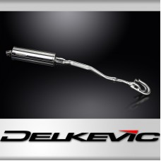Honda XL250S 1978-1981 Delkevic Echappement Complet Silencieux 350mm Ovale Inox