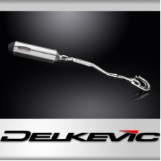 Honda XL250S 1978-1981 Delkevic Echappement Complet Silencieux 343mm XOvale Inox