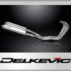 Yamaha FJ1100 1984-1985 Echappement Complet 4-2 Silencieux 420mm Tri-Ovale Inox