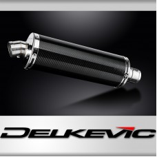 Suzuki 800DE V-Strom 2023-2025 Echappement KIT-Silencieux 350mm Ovale Carbone