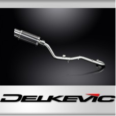 Suzuki DR350 1990-1999 Echappement KIT-Silencieux 200mm Rond Carbone