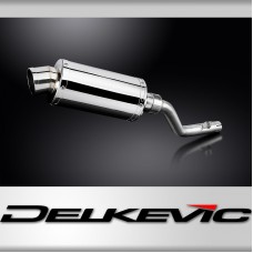 Suzuki DR350 1990-1999 Echappement KIT-Silencieux 225mm Ovale Inox